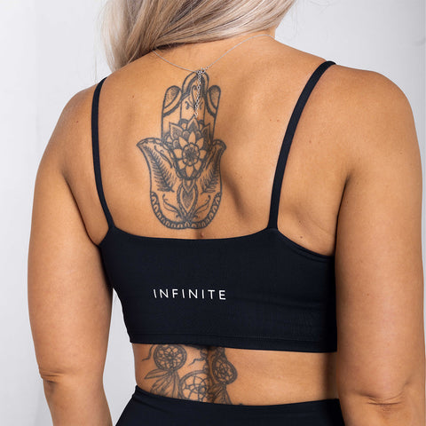 Aura Black Sports Bra