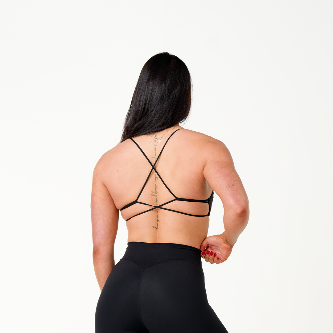 Apex Black Sports Bra