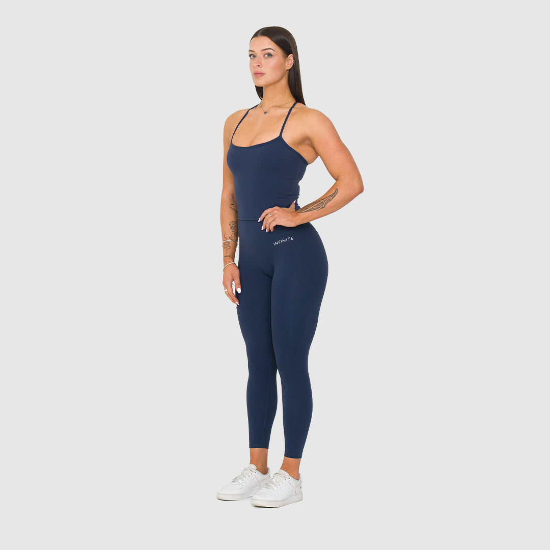 Luna Navy Leggings