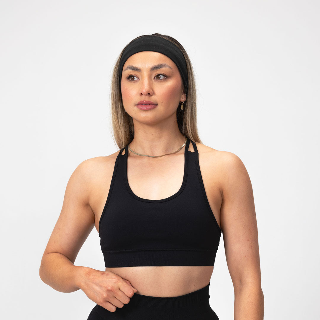 Elevate V2 Black Sports Bra