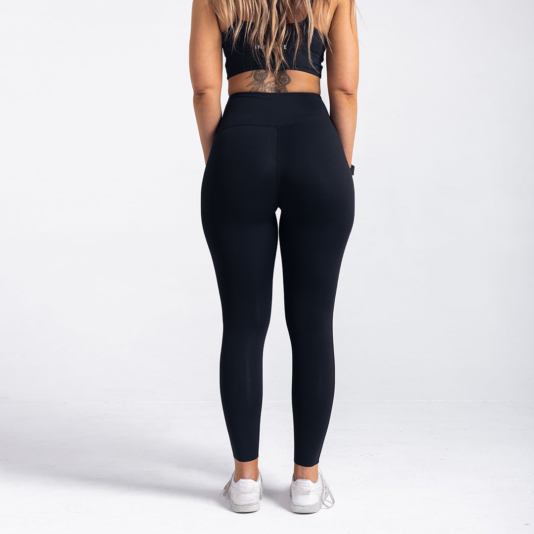 Aura Black Leggings