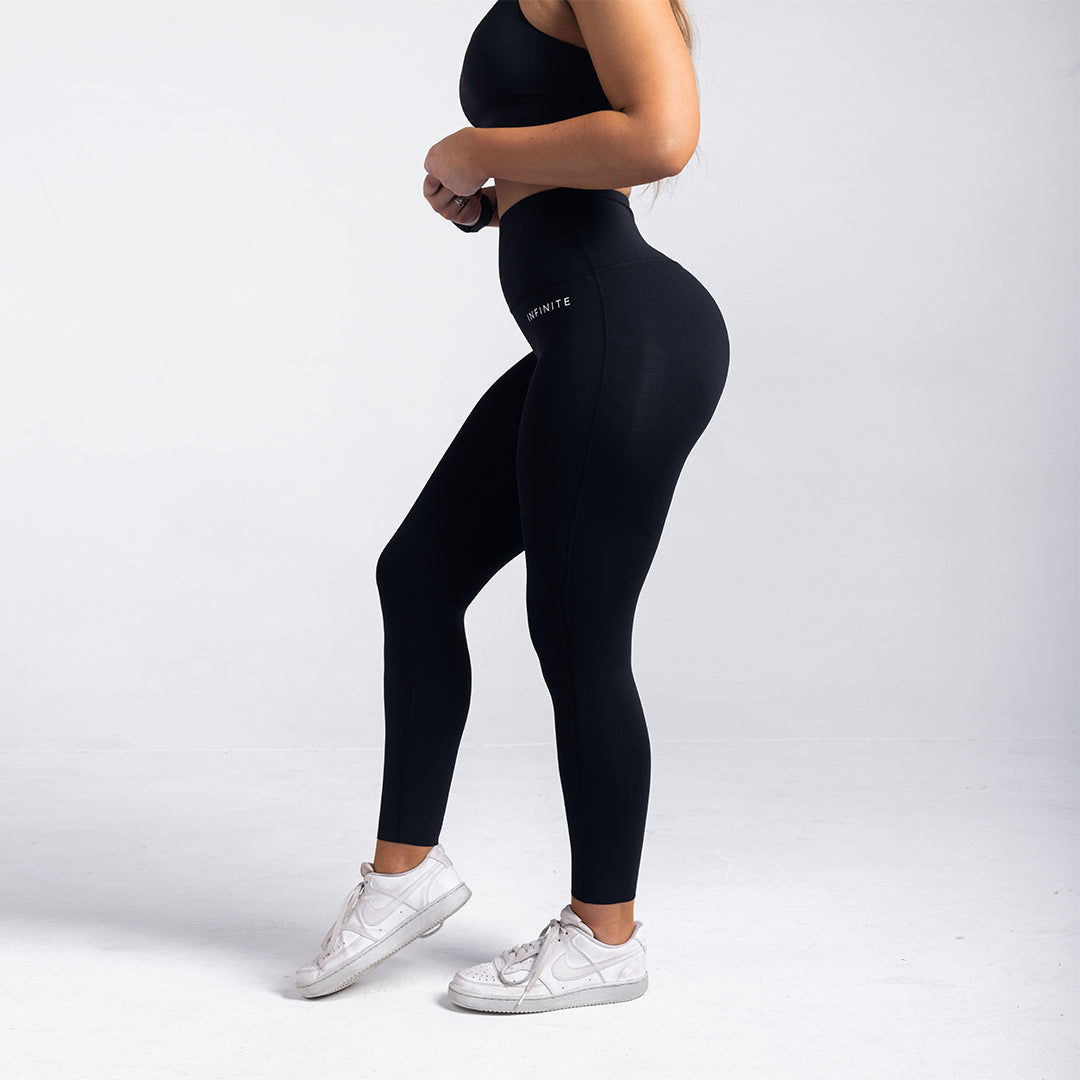 Aura Black Leggings