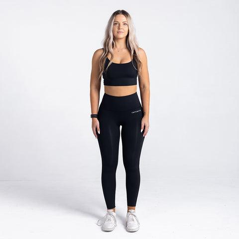 Aura Black Sports Bra