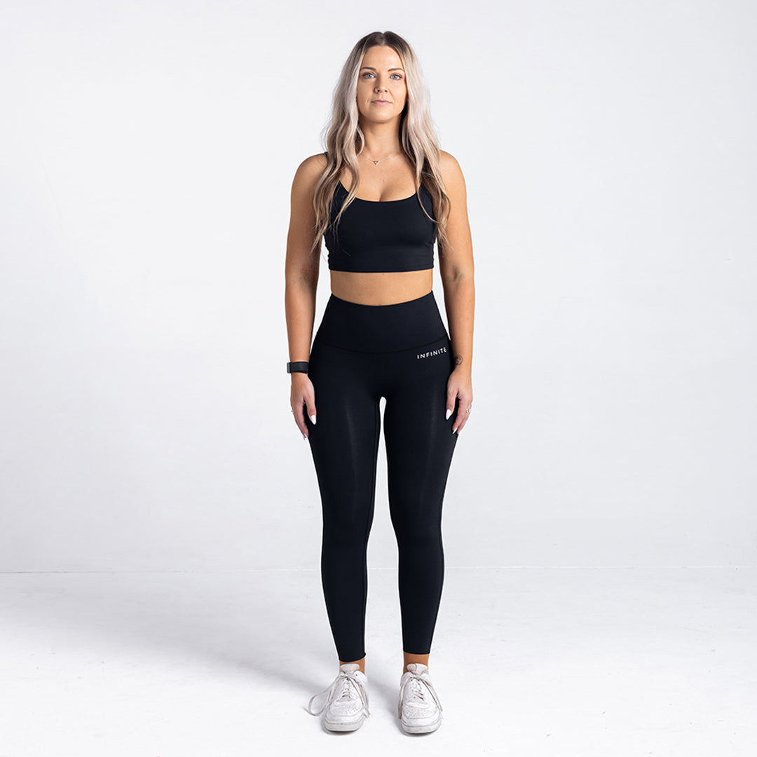 Aura Black Leggings