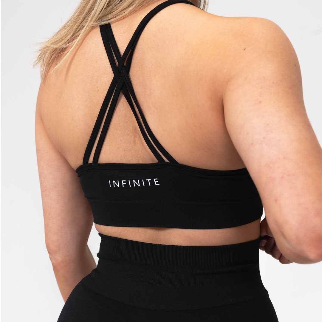 Elevate V2 Black Sports Bra